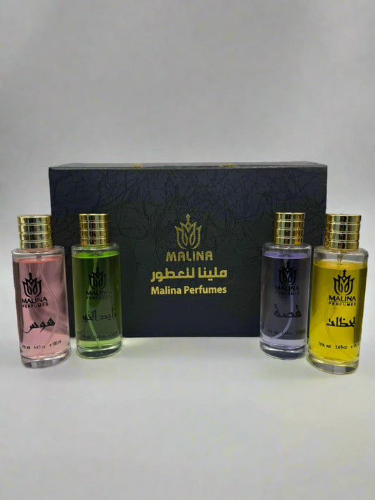 qasa box 4 perfumes100 ml